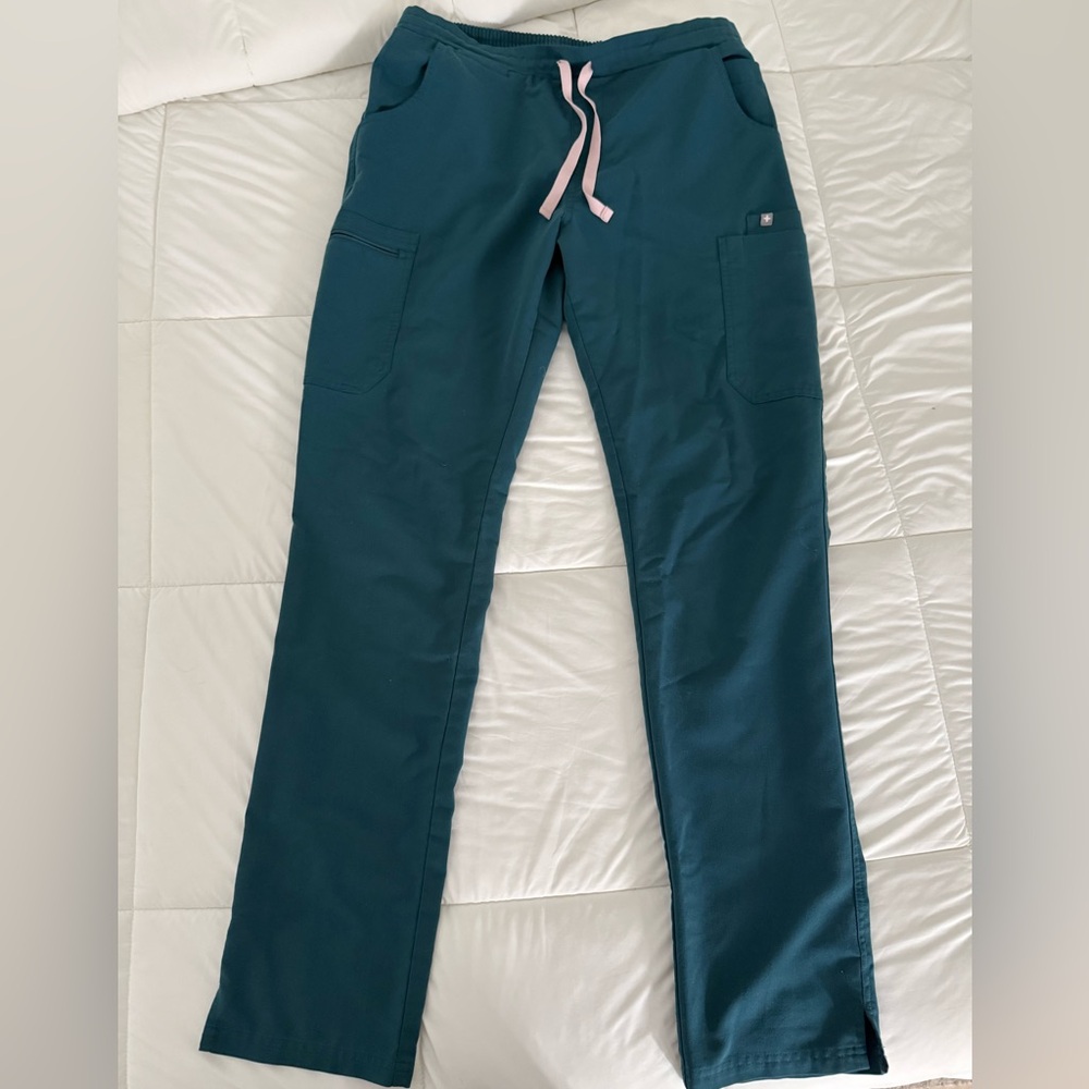 Figs Caribbean Blue Scrub Pants